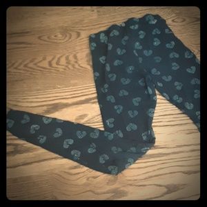 Black Heart Leggings